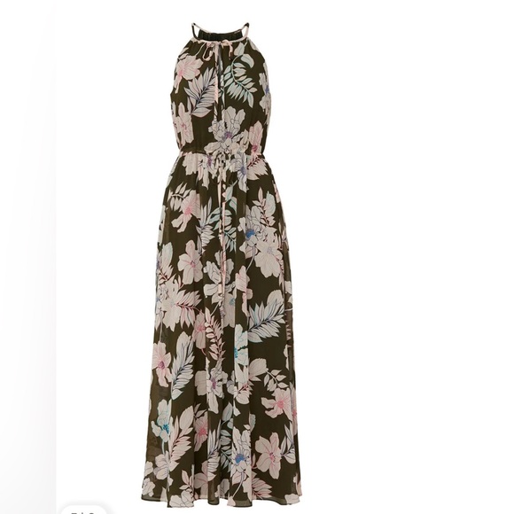 Sanctuary Green Floral Maxi Dress - Picture 5 of 8